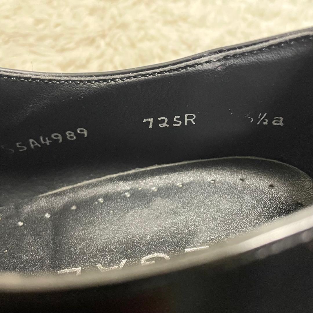 REGAL リーガル 725R 内羽根ストレートチップ ブラック 26.5cm