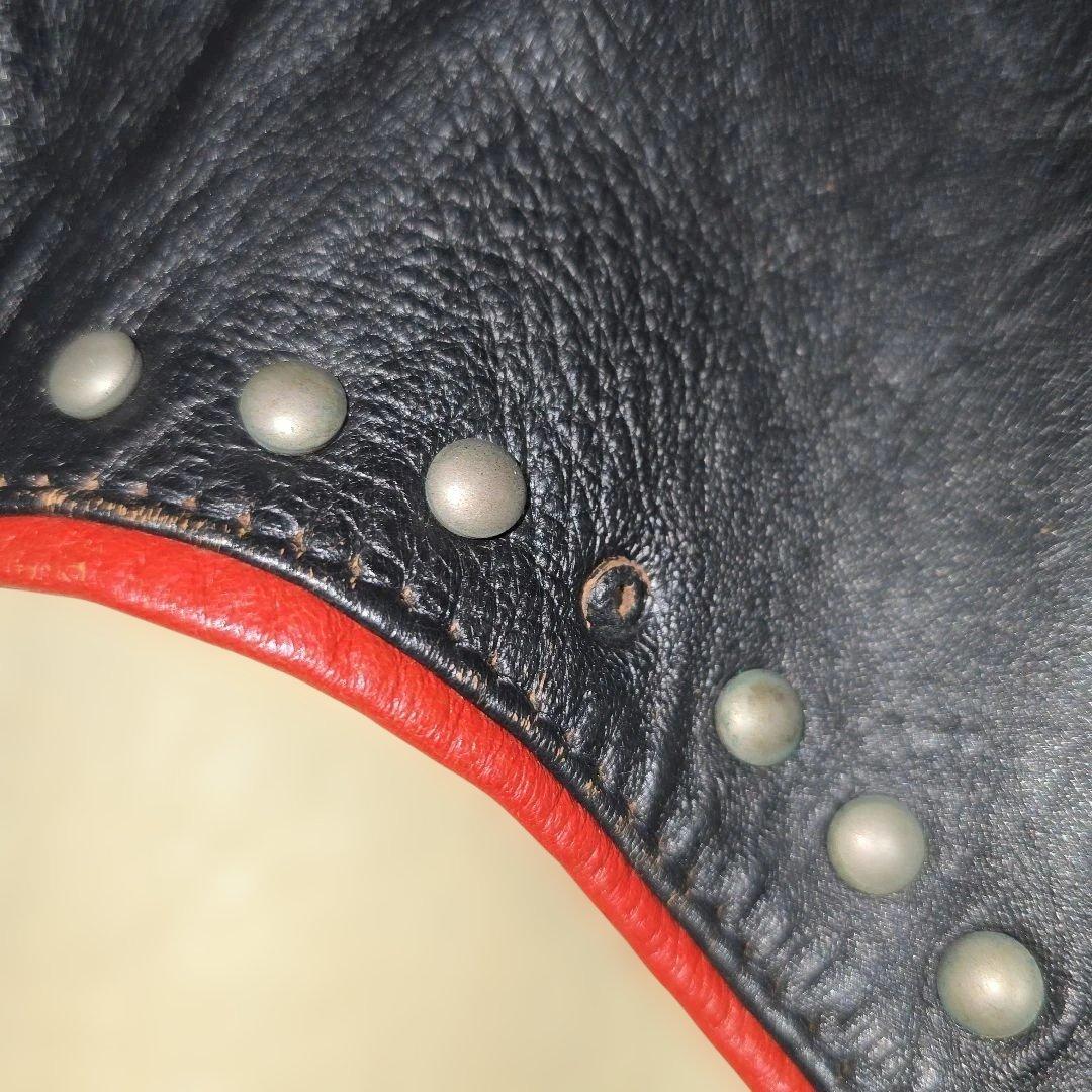 ら*き様 【Harley Davidson レザースタジャン スタッズ 】羊革 - メルカリ