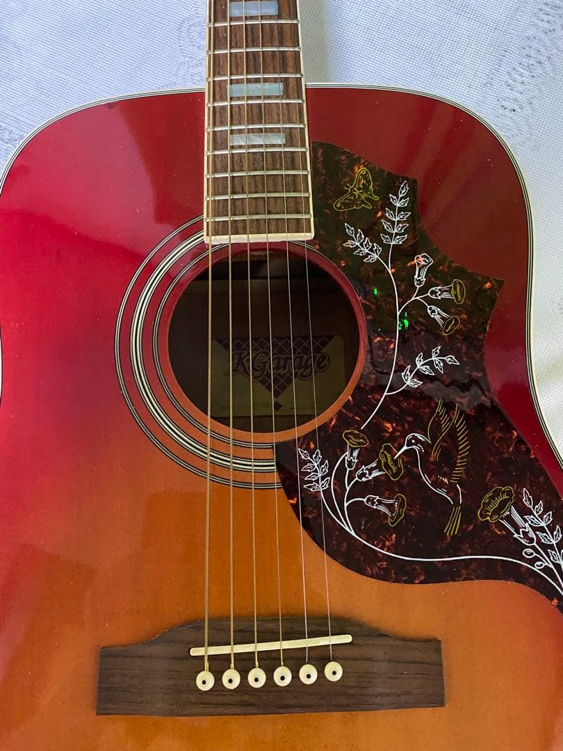 ひばり様専用 極上美品ハミングバードK Garageエレアコ 音出し良好