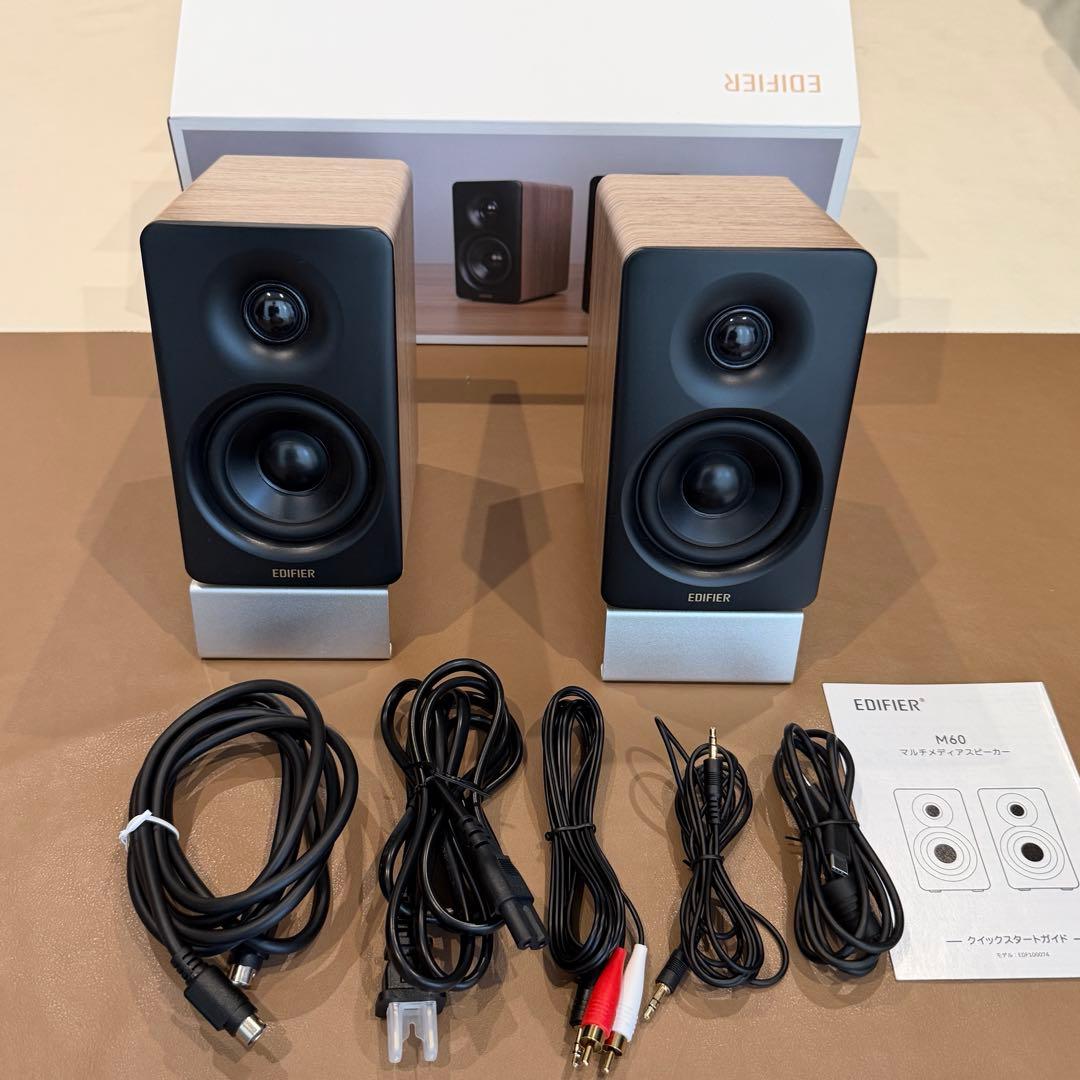 Edifier M60 マルチメディアスピーカー クラシックオークの通販はau