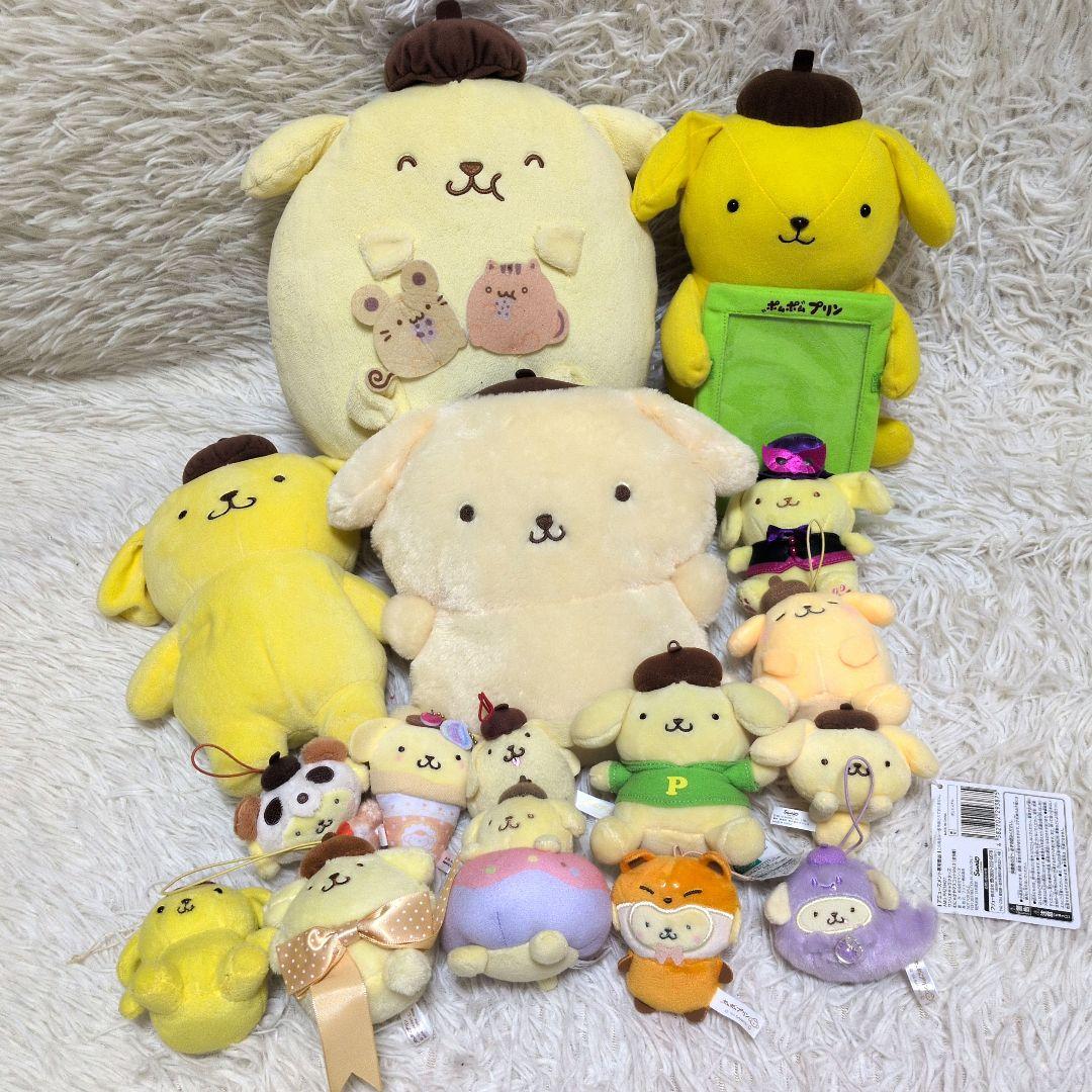 ポムポムプリン ぬいぐるみ マスコット おまとめ売り ポムポムプリン