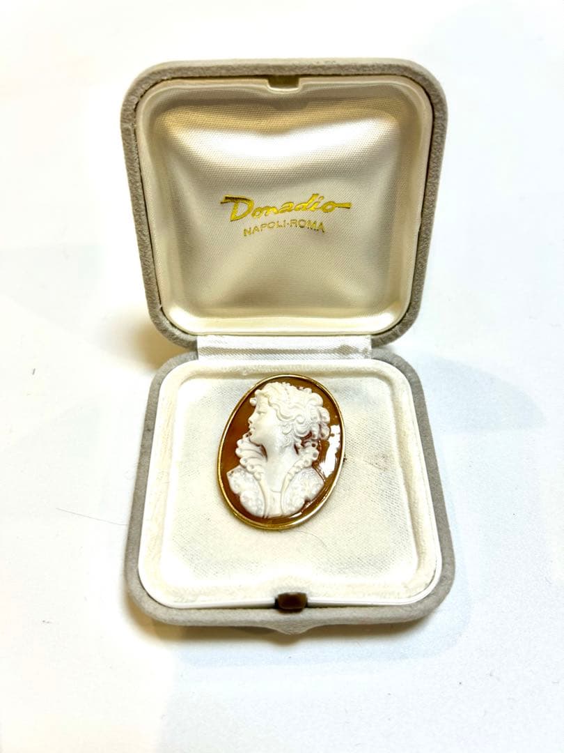 t*a様 Donadio カメオブローチ　k14 K14カメオ ブローチ&リングの買取実績 | 買取専門店さすがや