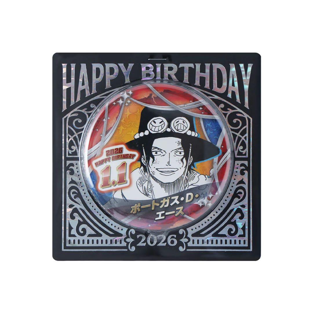 ONEPIECE ワンピース エース バースデイ 缶バッジ ＋おまけ セット売り