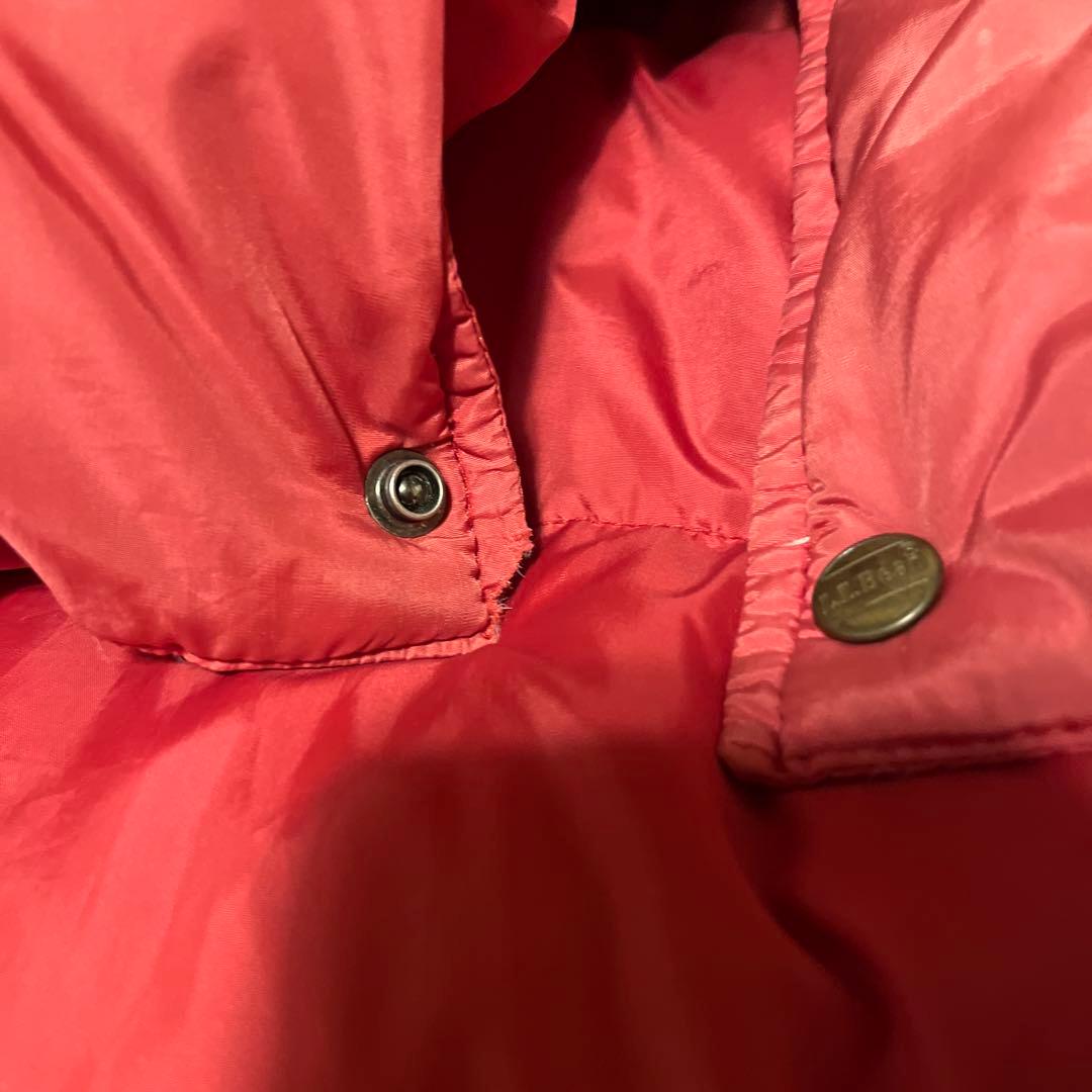 L.L.Bean レッド ダウンベスト
