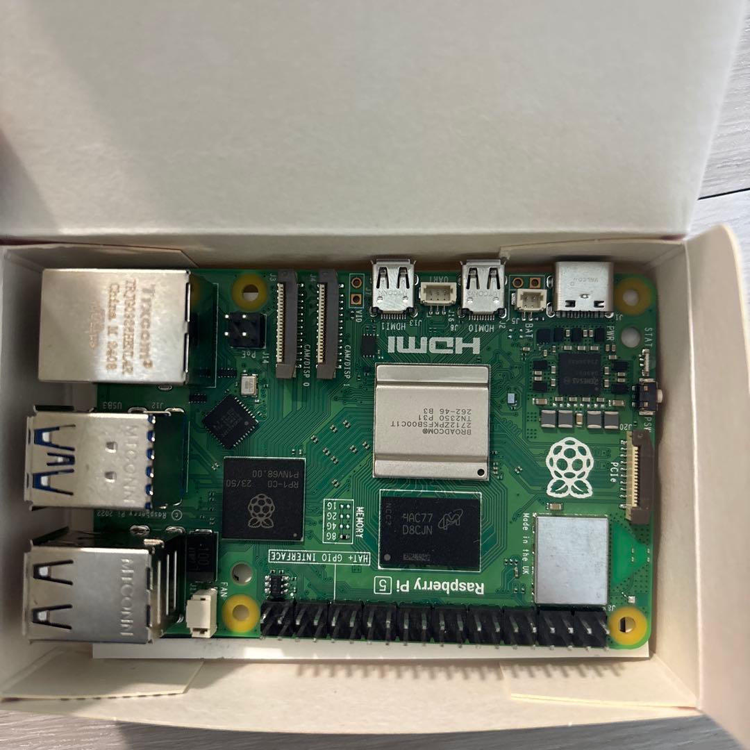 Raspberry Pi 5 本体＋電源【通電確認済】2025年購入 SDなし - メルカリ