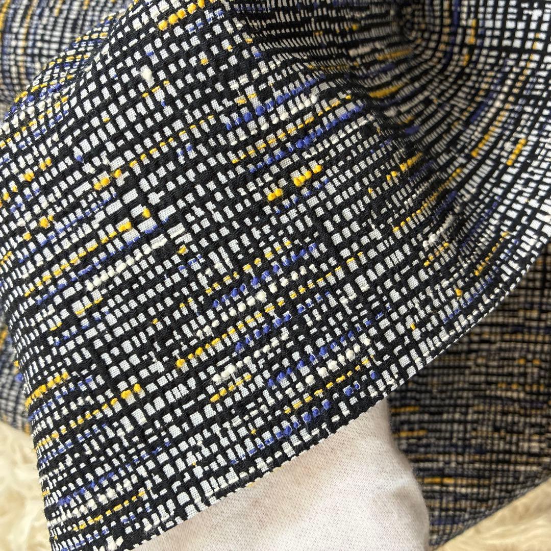 未使用級✨ルネ TISSUE社製 フランス製 高級 ツイード フレア