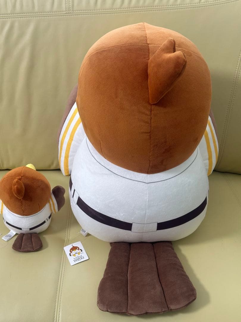 手渡し限定】新品 ソフトバンクホークス ぬいぐるみ タカ 鷹 たか 1等