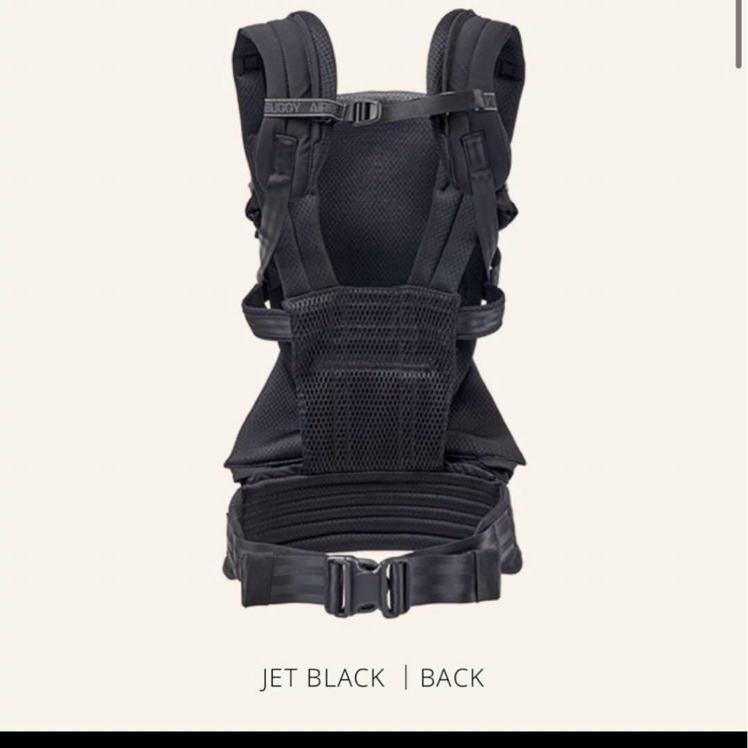 抱っこ紐 エアバギー AIRBUGGY(ブラック) - メルカリ