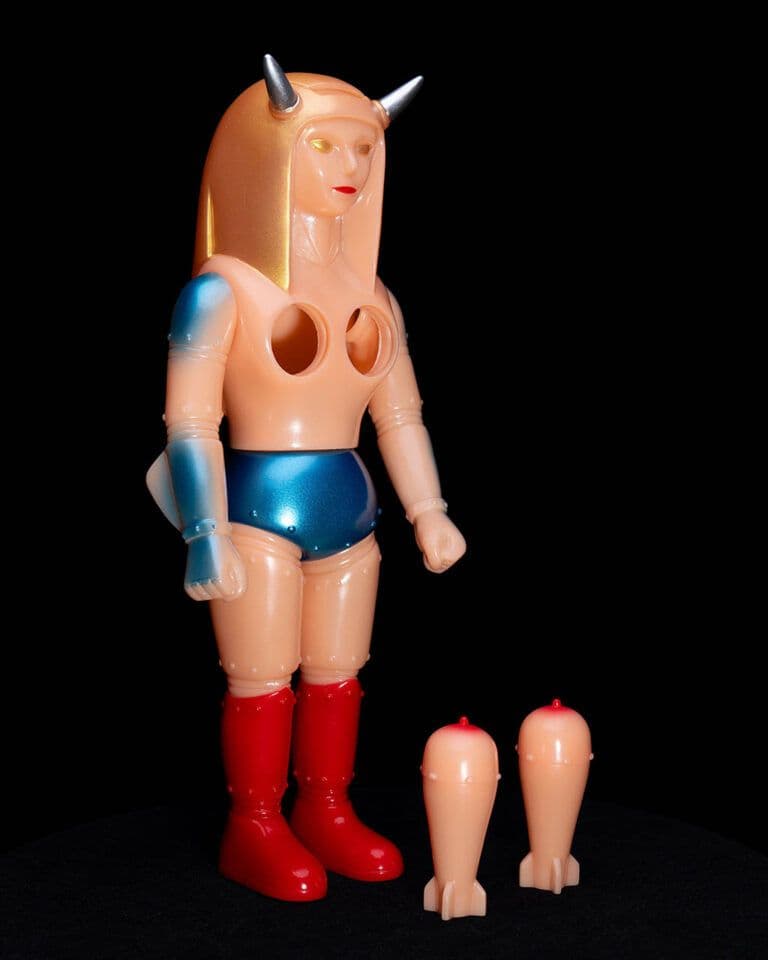 ソフビ パチモノ マジンガーZ・イナズマン 新品 ムーラン 25cm