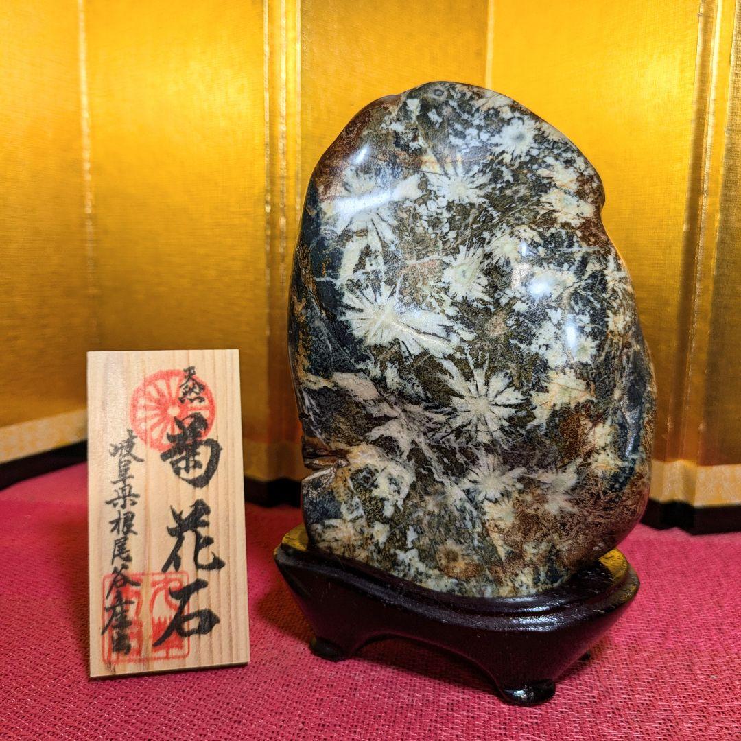 だまやん様専用】菊花石 岐阜県根尾谷産1.7㌔ 鑑賞石 観賞石 水石 盆石