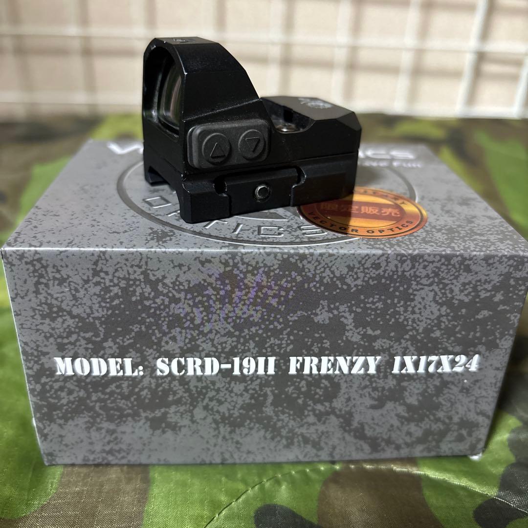 トイガン VECTOR OPTICS SCRD-19II Frenzy 1x17x24 For Glock® 17/19 | Frenzy FM 1x17x24 3MOA Red Dot Sight | TEK