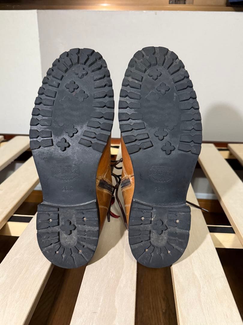 最終値下 DEGNER HS-B6 サイドジップ 26.0cm ライトブラウン