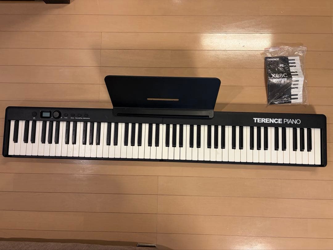 TERENCE 折りたたみ電子ピアノ X88C 88鍵盤 - メルカリ