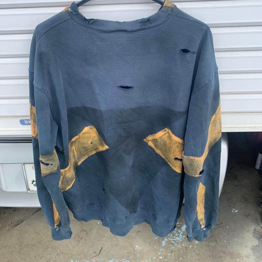 Champion ダメージ加工 スウェット常田大希 - メルカリ