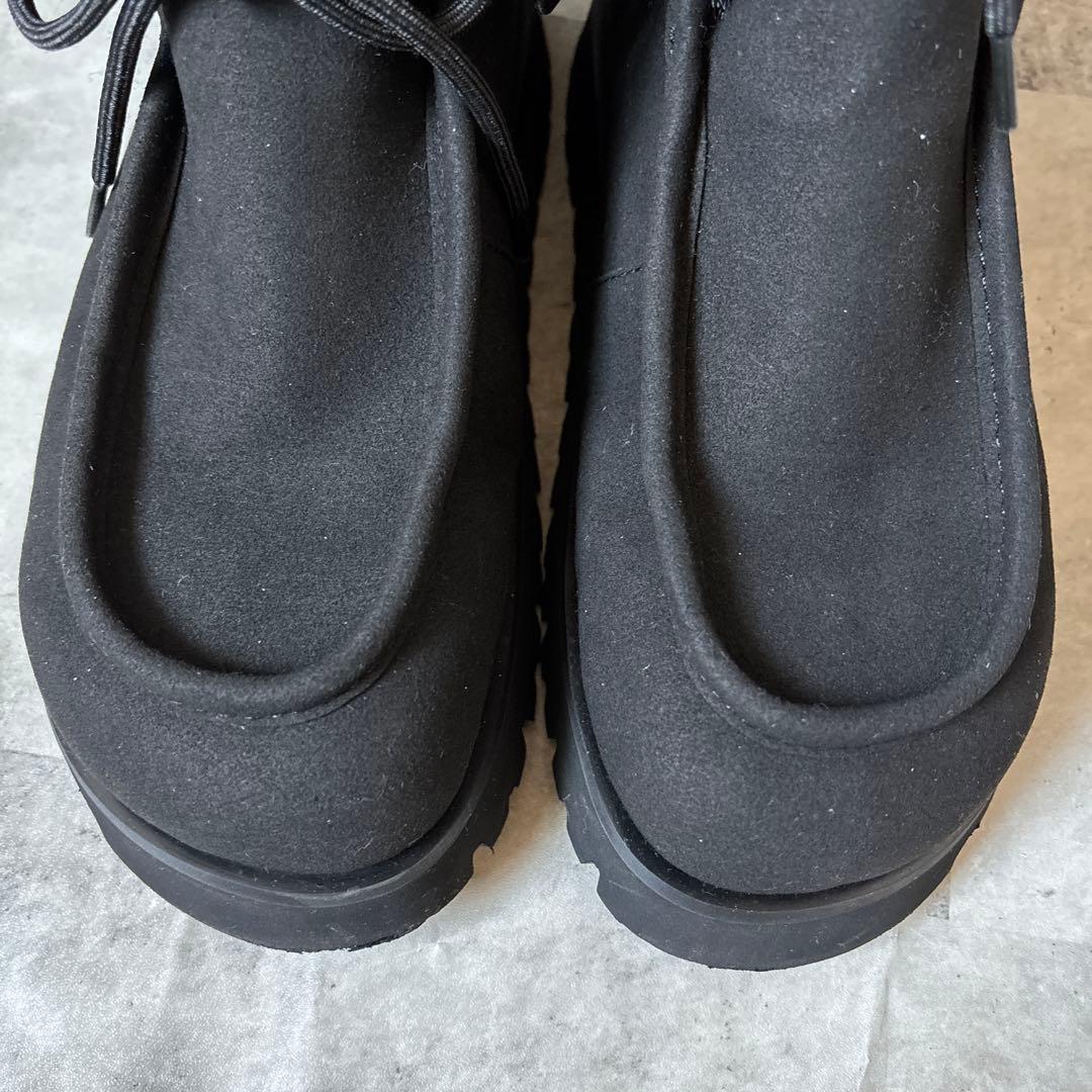 チャールズ&キース ファーブーツ スノーブーツ ショート ブラック 23cm