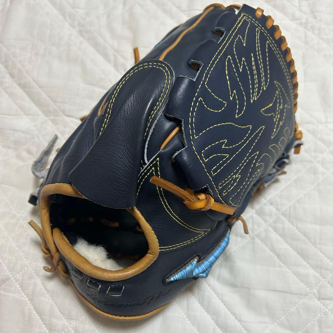 【かるび】ミズノプロ　ダイバーシティブルー　クラフテッドエディション菅野型 ミズノプロ CRAFTED Edition 限定デザイン 軟式グラブ 菅野モデル