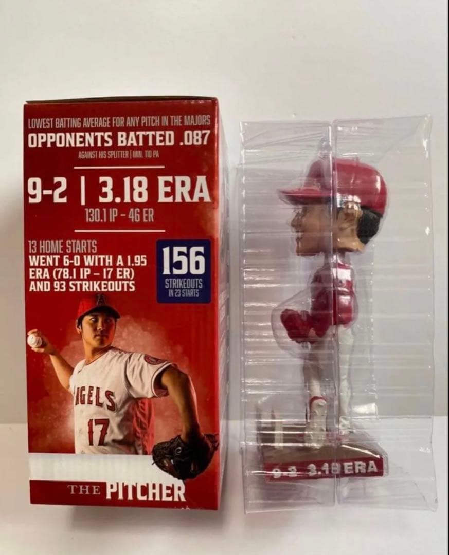 希少品 大谷翔平 エンジェルス ヒストリックシーズン記念ボブルヘッド