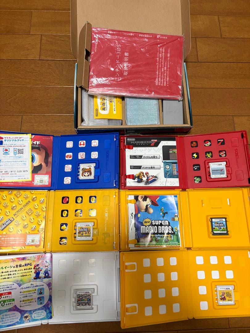 ニンテンドー3DS 一式青 スーパーマリオブラザーズ付き - ニンテンドー