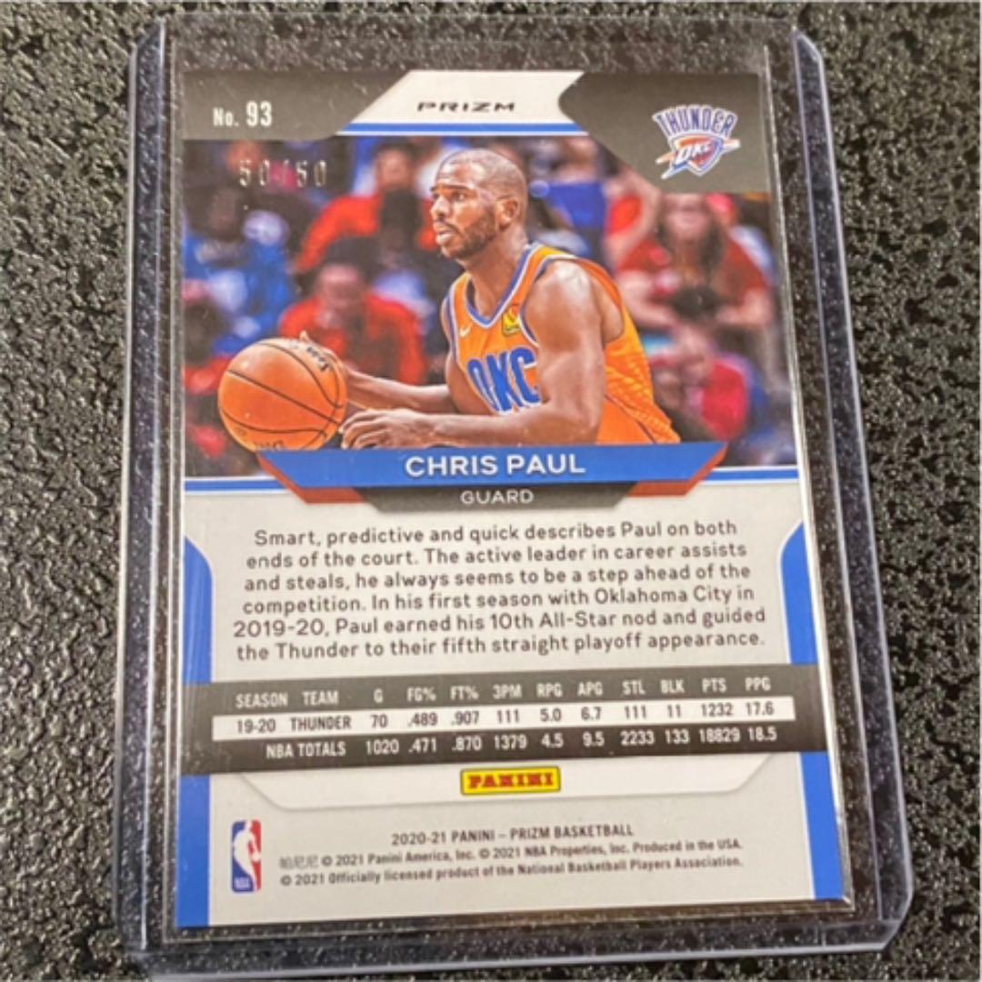 NBAカード Chris Paul pink 50/50シリ ラストナンバー NBAカード Chris