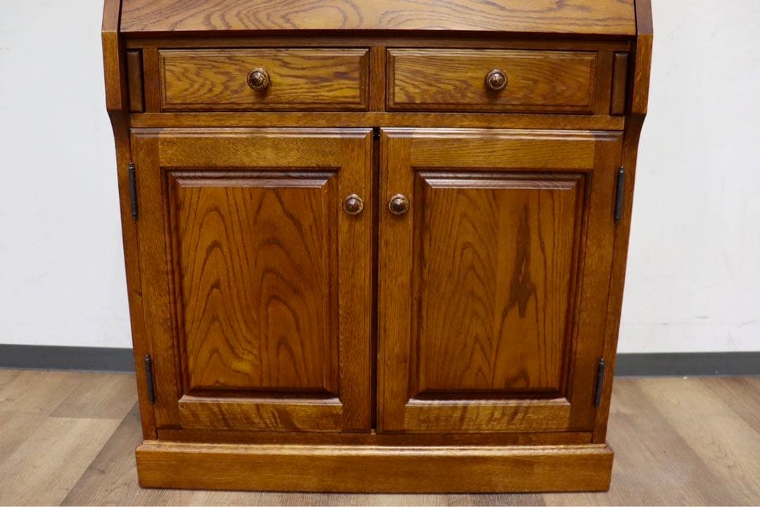 GMHH422○勇峰工芸 ライティングビューロー デスク 机 ライティング