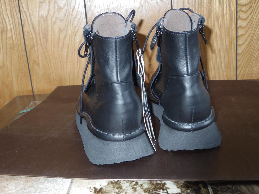 ☆お値下げ・新品・今季センソユニコ・慈雨・黒・ブーツ・24・39.800円