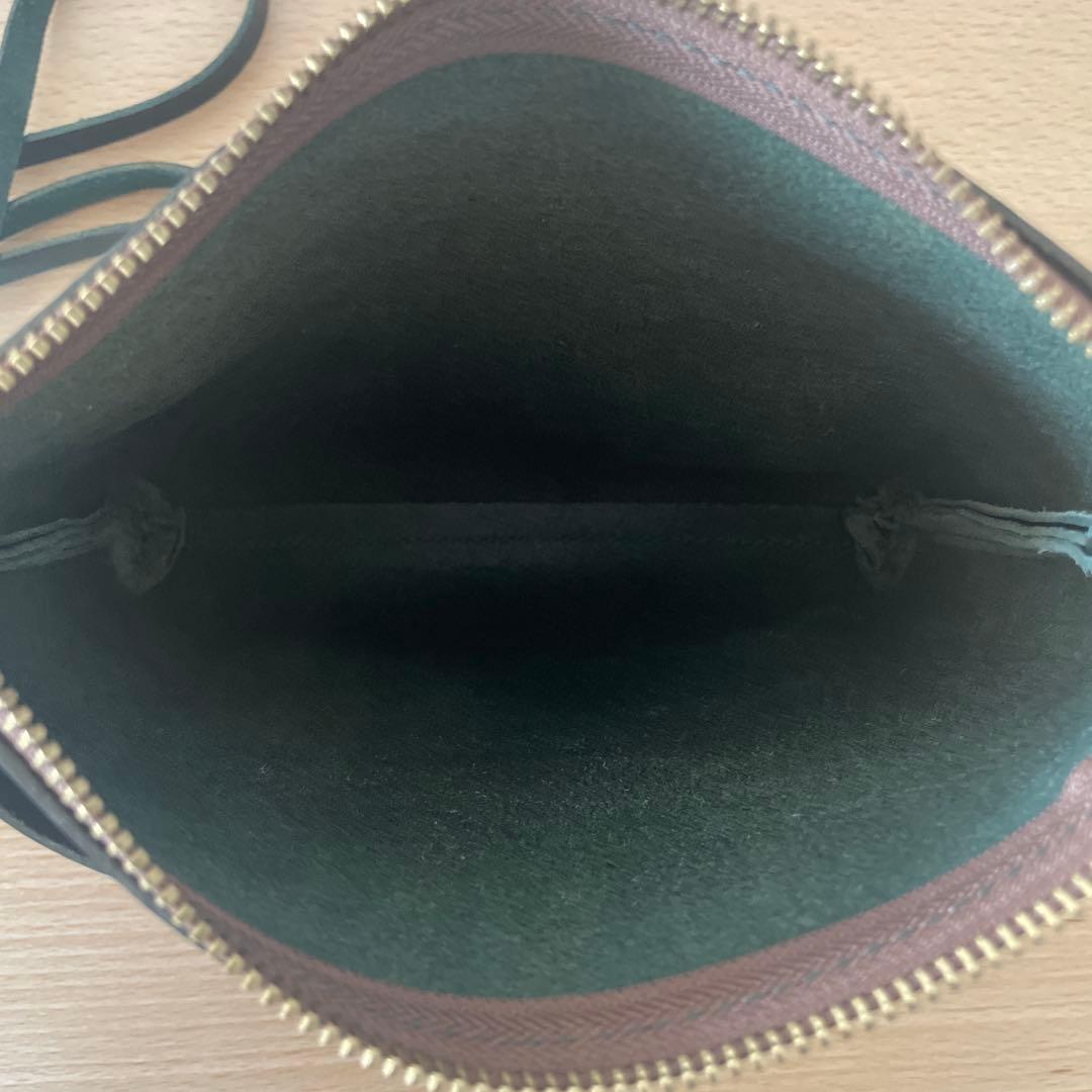 LONA Sleek sacoche -middle- ブリティッシュグリーン