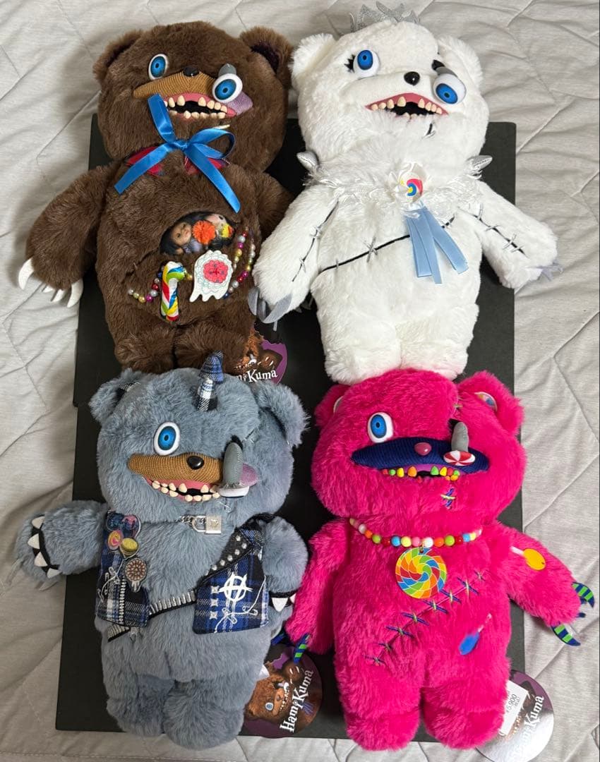 USJ ユニバ ハミクマ ぬいぐるみ Sサイズ ソウル パンク キャンディ 4種 2025】USJのハミクマグッズ全38種類一覧！ハミクマソウル・パンク