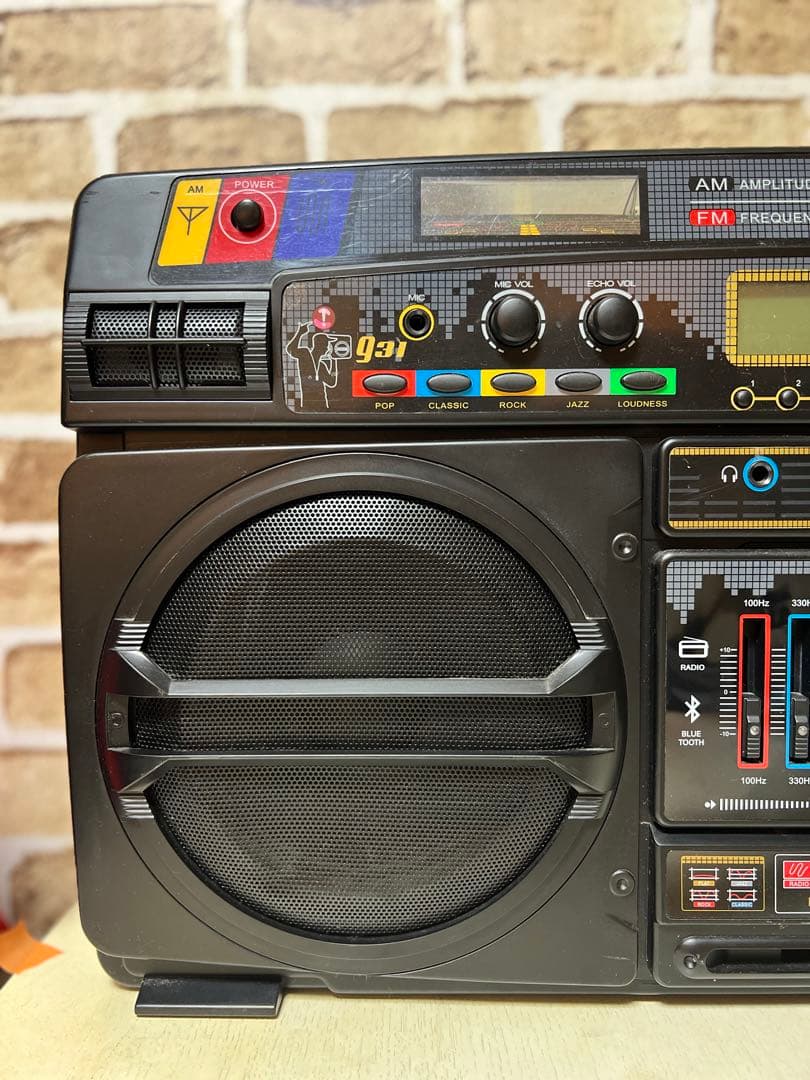 激レア LASONIC Bluetooth レトロ ラジカセ風 ラソニック