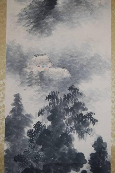 真作/赤松雲嶺/夏山幽居図/布袋屋掛軸HB-13 赤松雲嶺 山居幽趣図 | 掛軸(掛け軸)販売／表装ご依頼は掛軸いっぷく