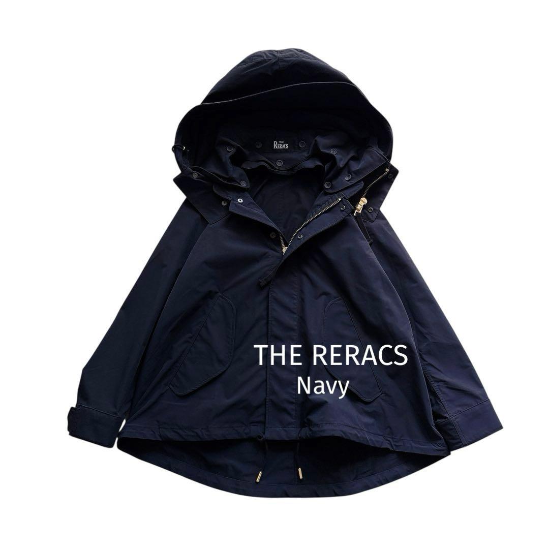 美品☆THE RERACS｜ショートモッズコート マウンテンパーカー ネイビー