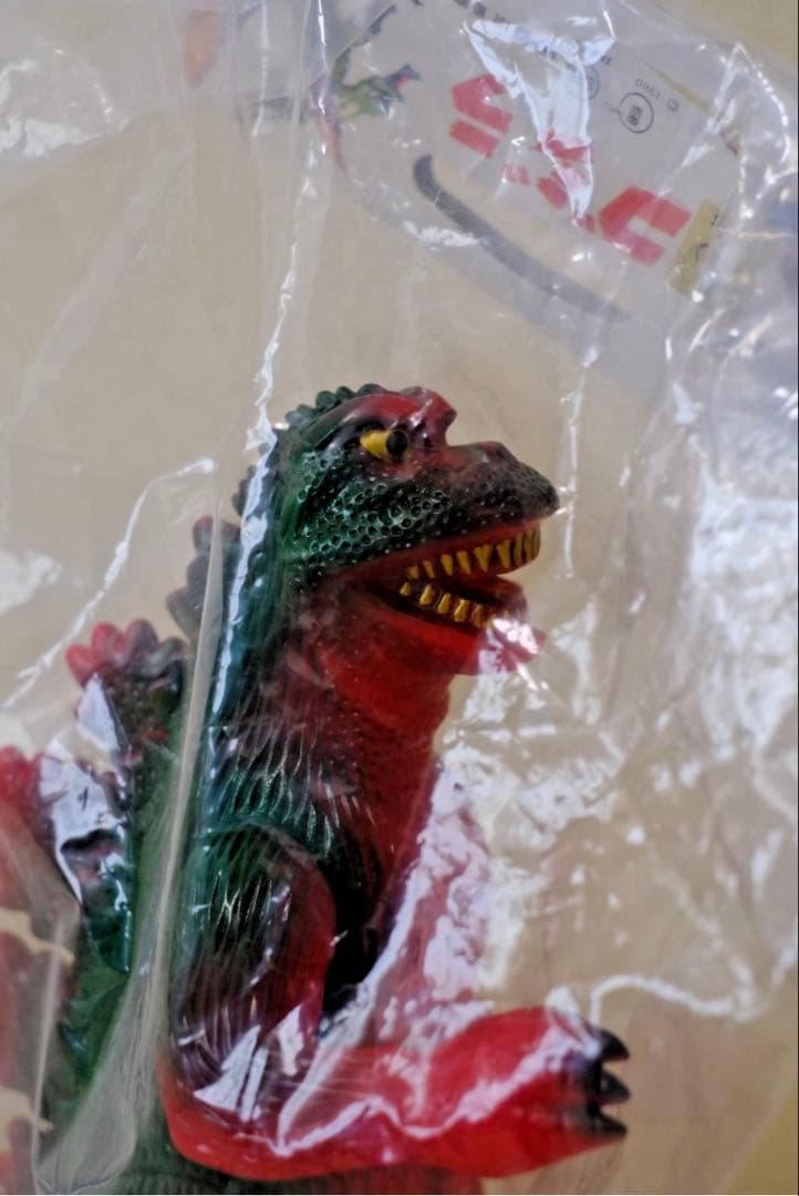 限定】マルサン ゴジラ 1968 350 レッドビニール グリーンスプレー