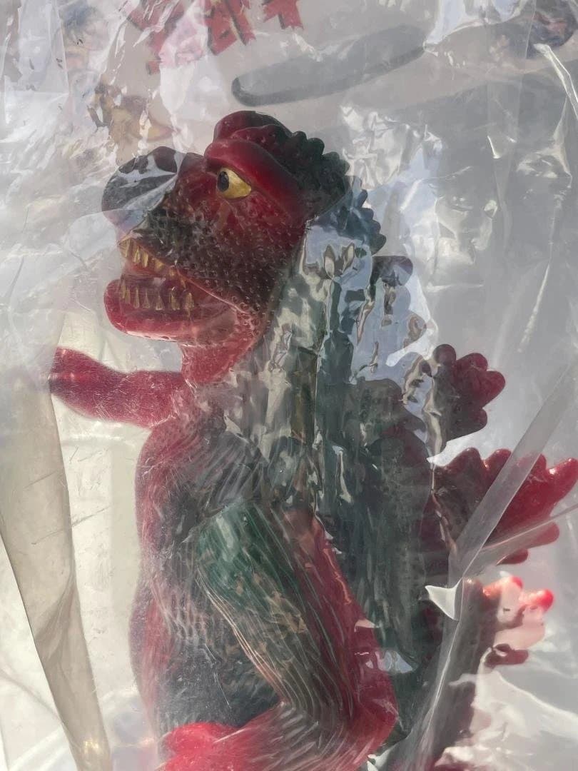 限定】マルサン ゴジラ 1968 350 レッドビニール グリーンスプレー