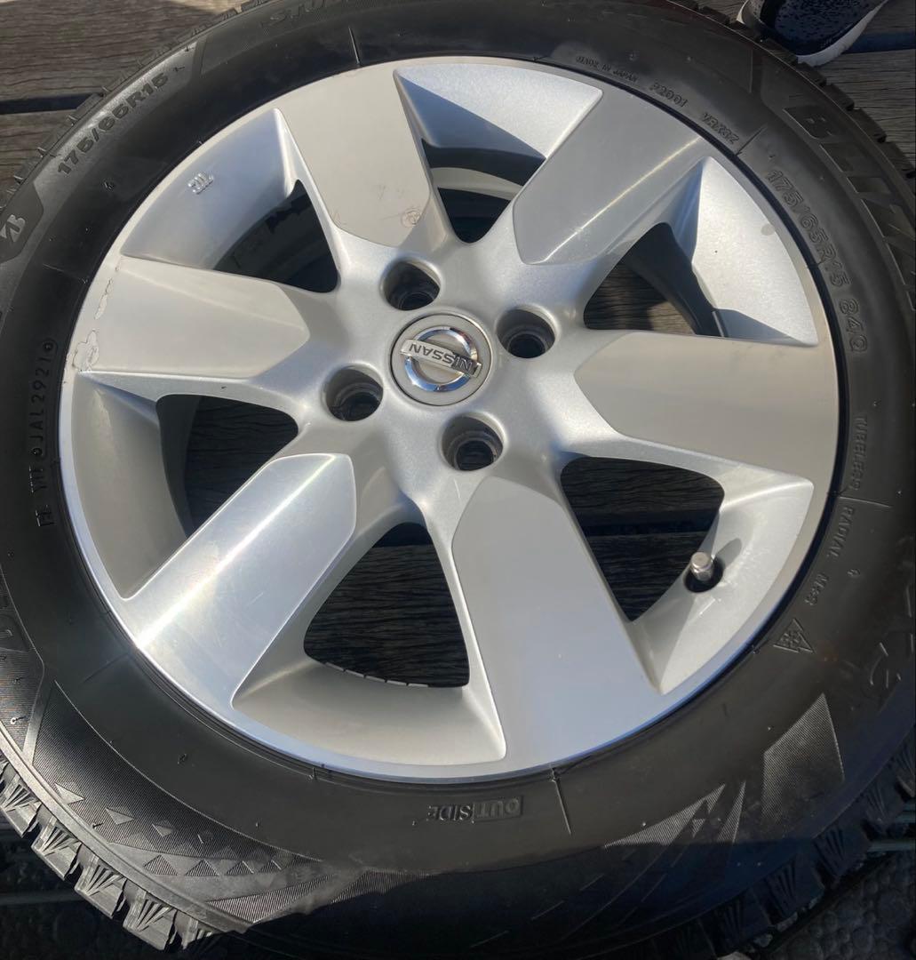 専用出品ブリザック VRX3 175/65/15 ＋日産ノート純正ホイール×4本