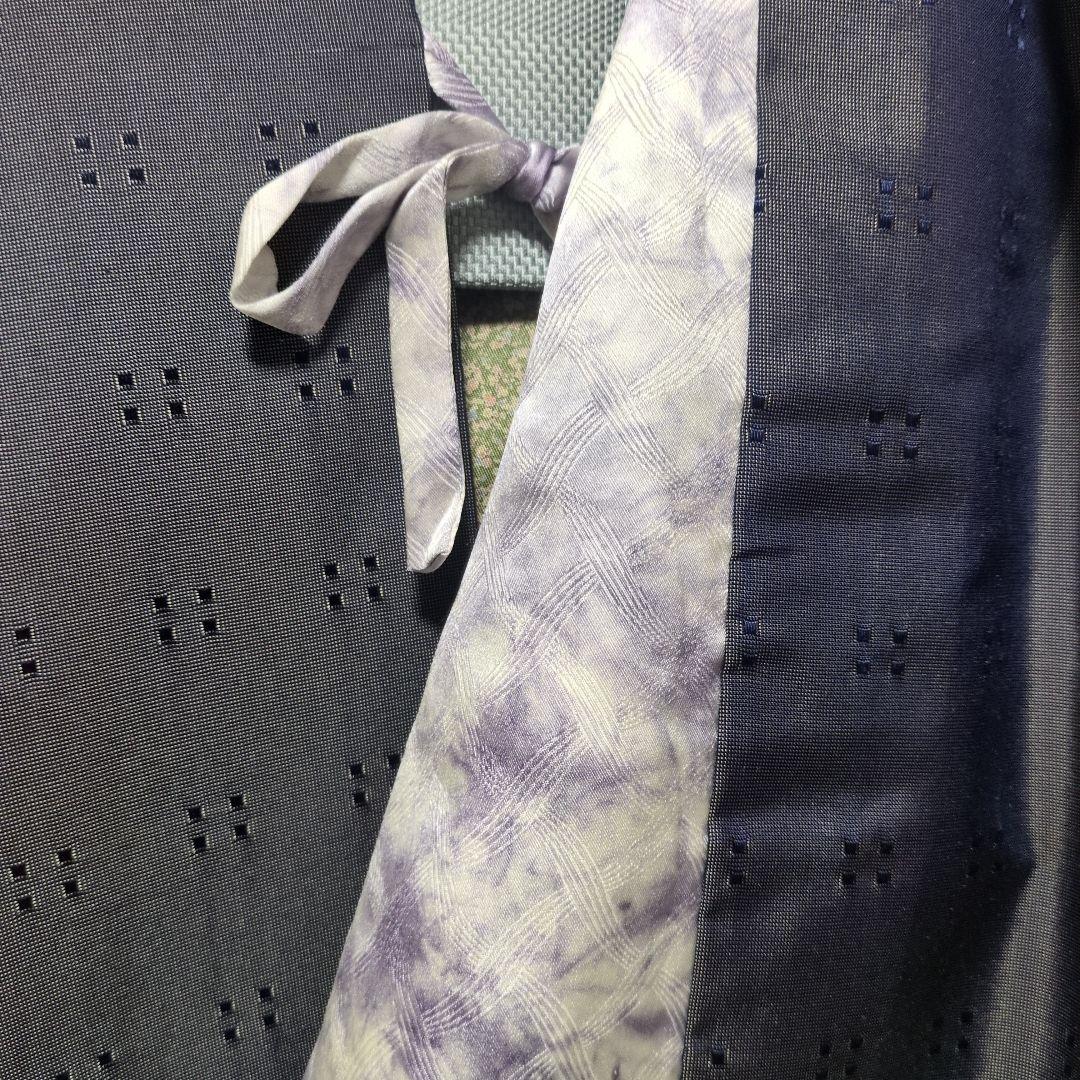 道中着 身丈109cm 裄丈68cm 正絹 秀品 美品 伊勢丹扱い お召 道中