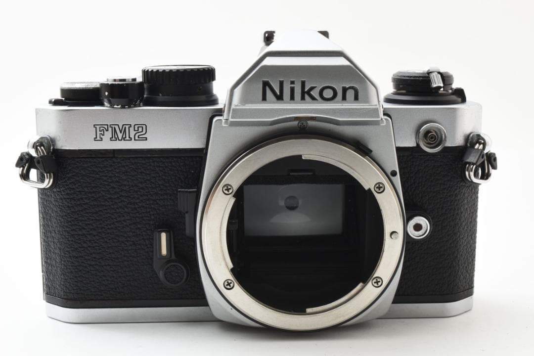 超美品 ニコン New FM2 シルバー フィルム モルト新品交換済 B505