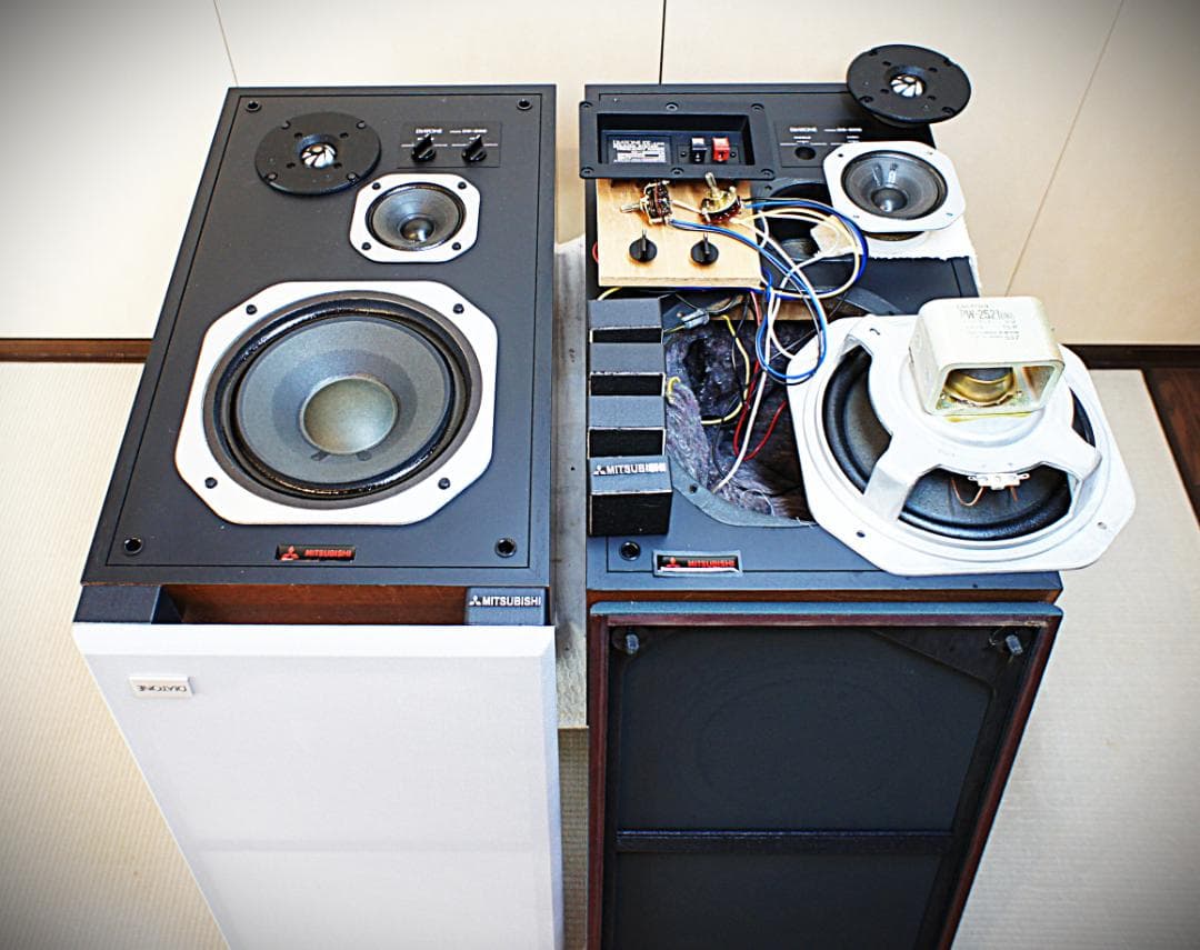 超美品】DIATONE スピーカー DS-28B 取説、木製台付き