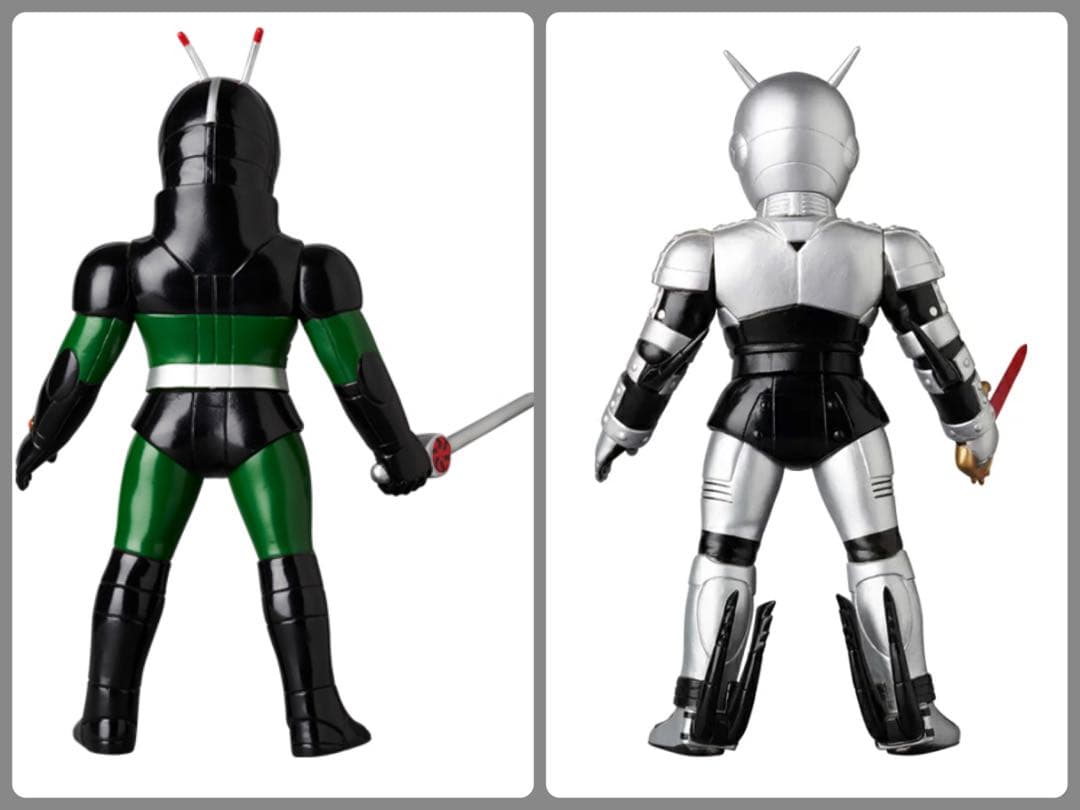メディコム東映レトロソフビ☆仮面ライダーBLACK RX &シャドームーン