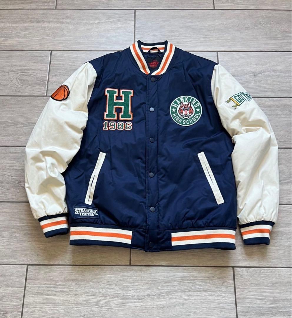 ストレンジャーシングス ジャケット Lサイズ スタジャン