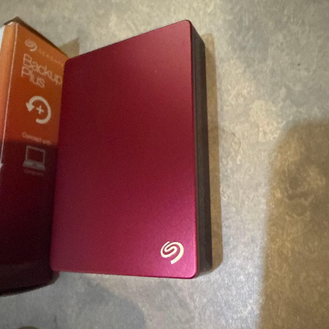 SEAGATE Backup Plus Slim 4TB レッド SEAGATE レッド
