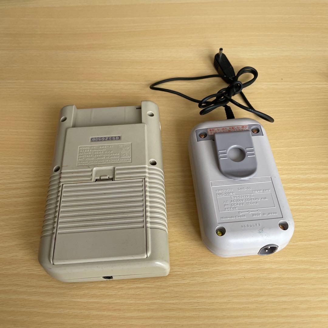 初代ゲームボーイ、充電式アダプターセット - メルカリ