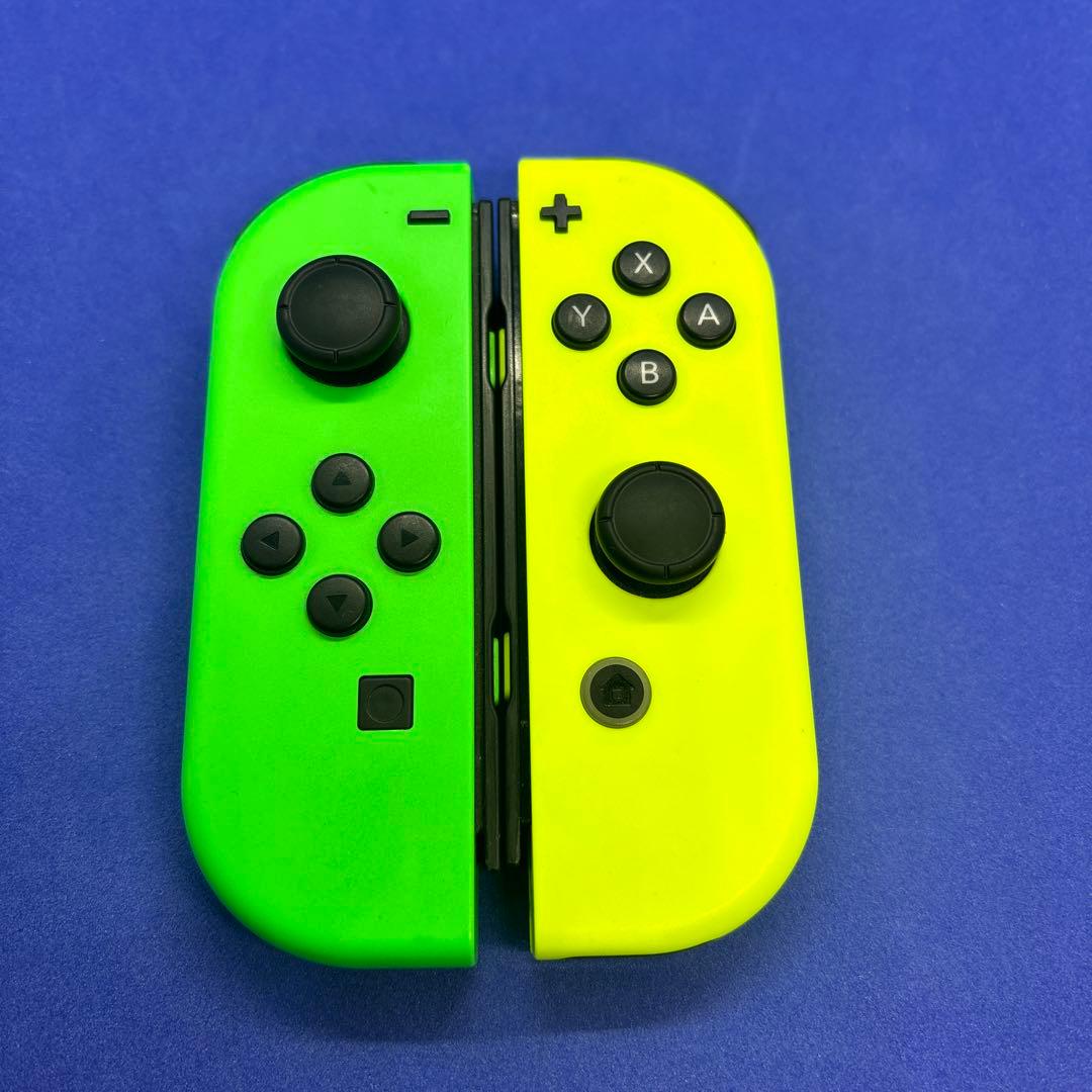 純正】Switch Joy-Con ネオングリーン/ネオンイエロー - メルカリ