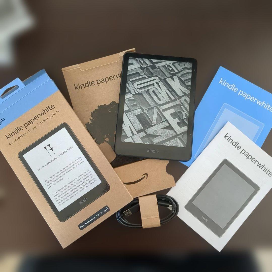 【開封のみ・備品完備】kindle paperwhite（12世代） レビュー】Kindle Paperwhite 12世代（2025最新）｜ページめくりが速く