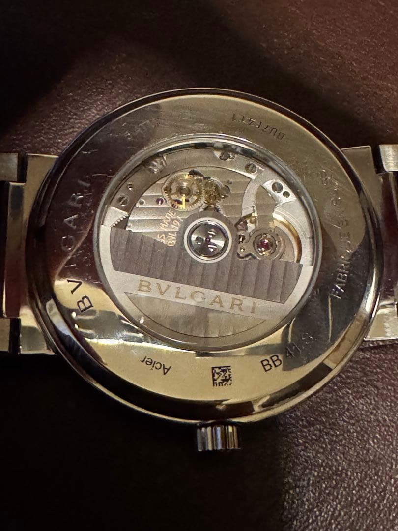 BVLGARI 自動巻き腕時計 シルバー - メルカリ