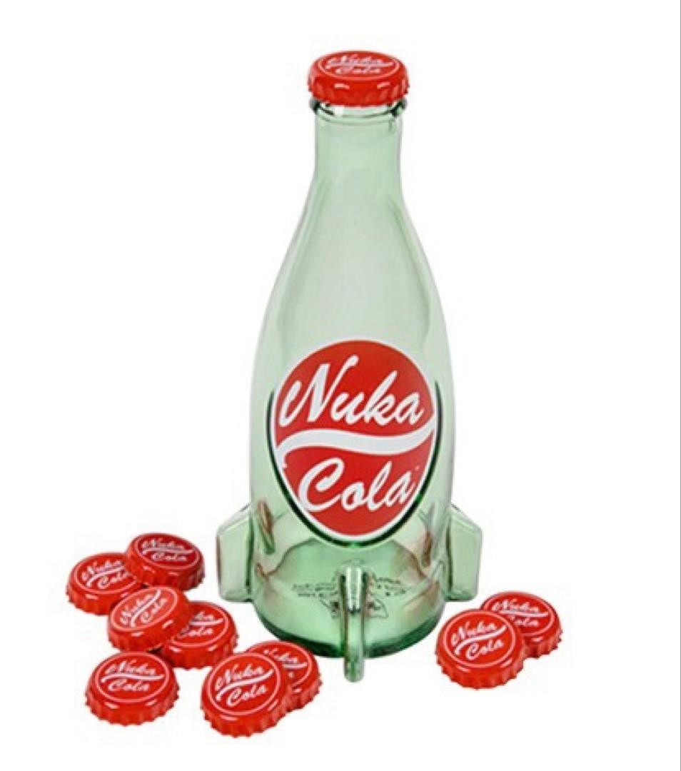 新品未開封 Fallout ヌカ・コーラ グラスボトル＆キャップ 瓶 公式
