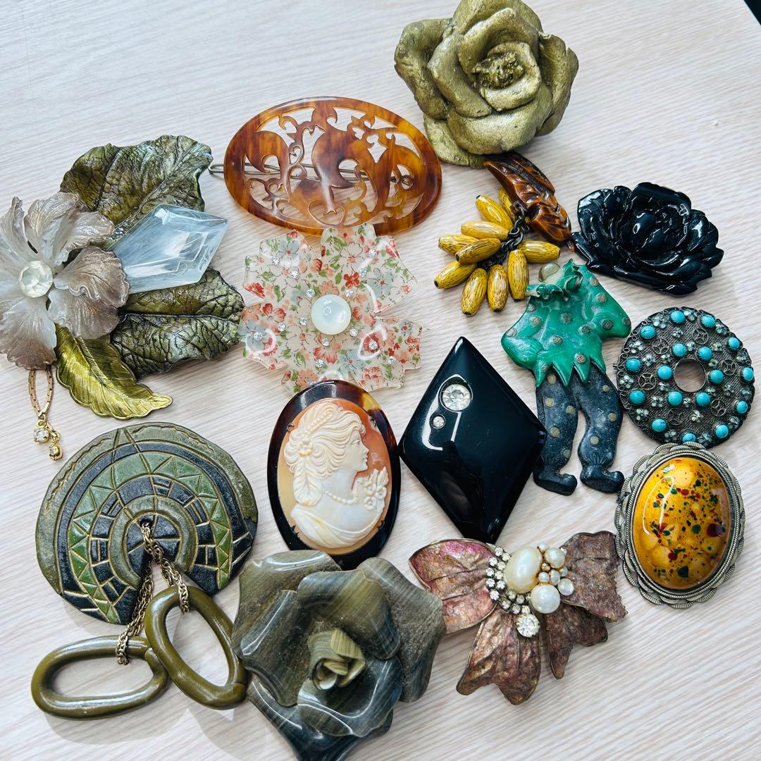 ヴィンテージブローチ コサージュ 百貨店購入品 シルバー 香港 日本のヴィンテージシルバー 本真珠 フラワーモチーフ ブローチ