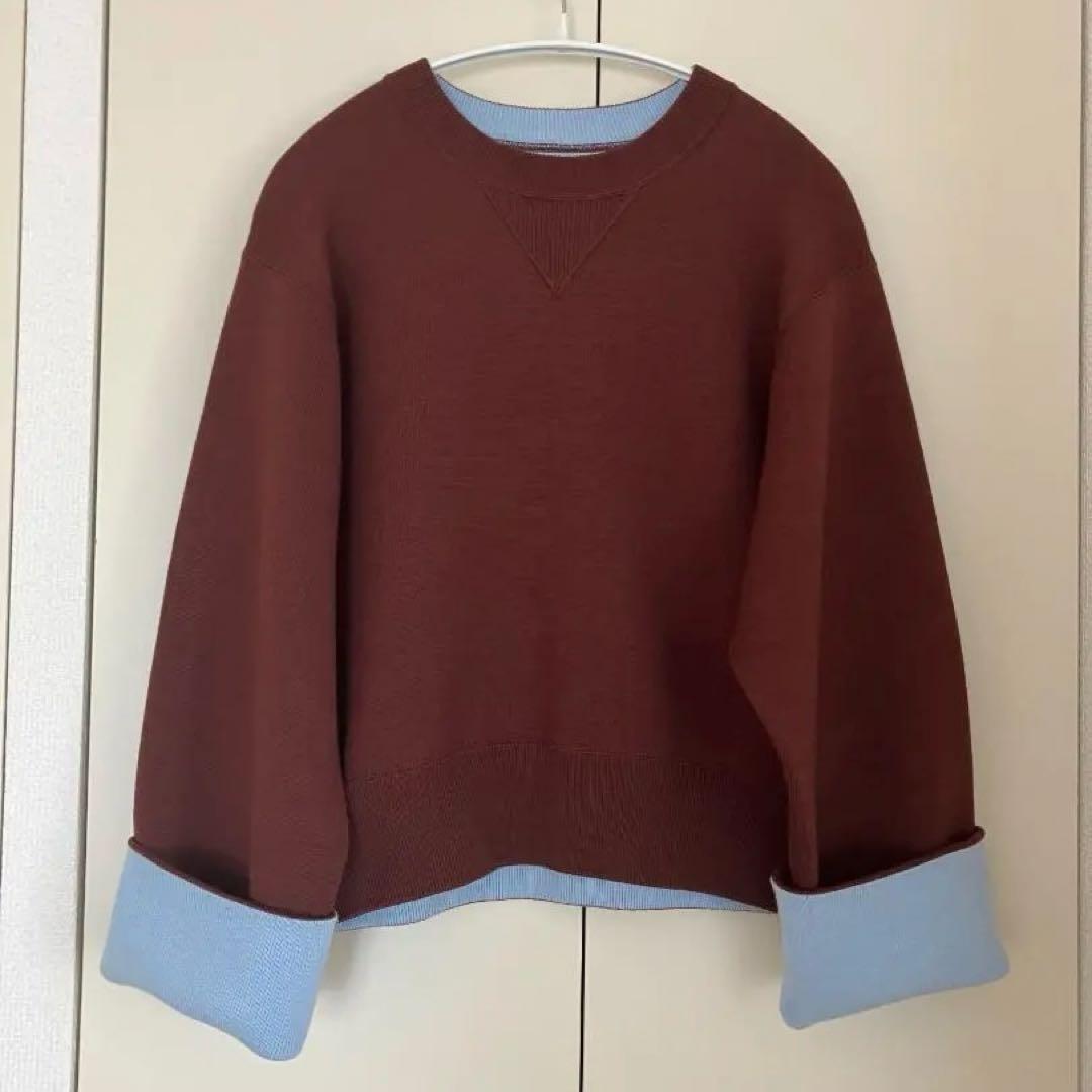 ADAM ET ROPÉ FEMME バイカラーリバーシブルニットプルオーバー - メルカリ