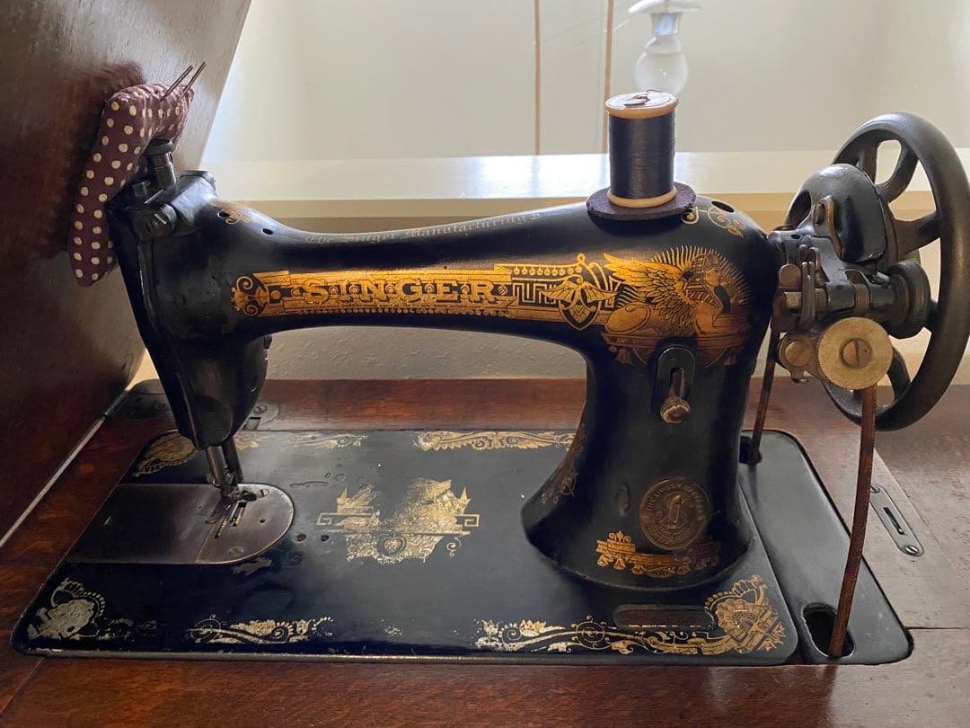 また値下げしました シンガー足踏みミシン アンティーク - メルカリ