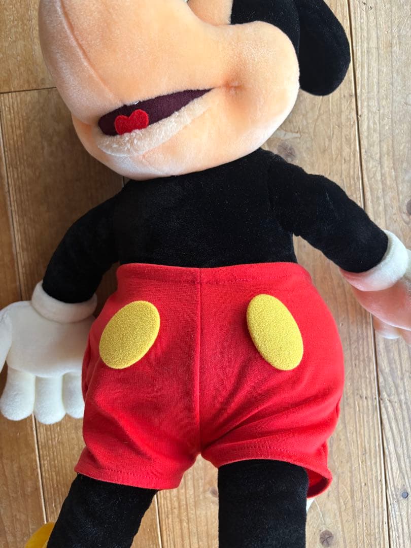 tokyo disney land 公式 ミッキーマウス ぬいぐるみ 日本製