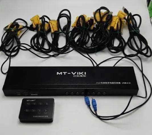 VGAスイッチ8ポートUSB2.0 パソコン切り替え器 VGA切替器 8入力 - メルカリ