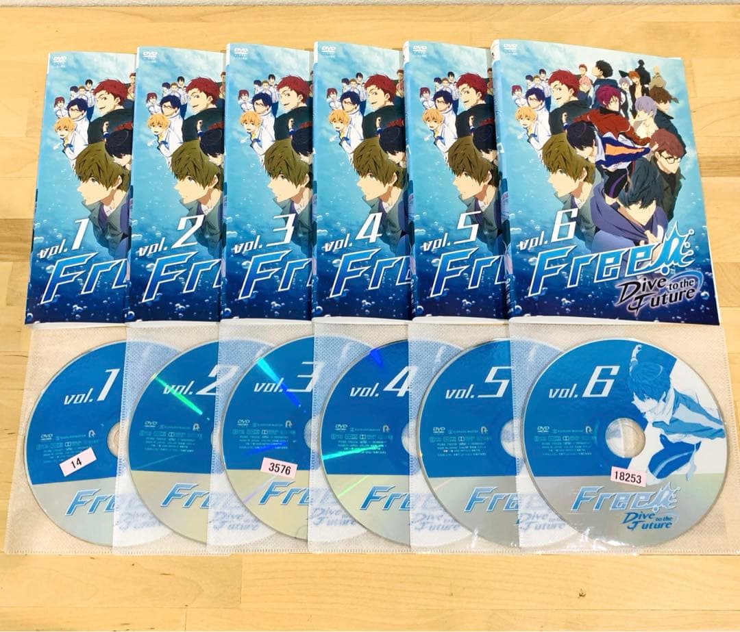 Free!【1期+2期+3期+5作品】レンタル DVD 匿名配送 即購入可